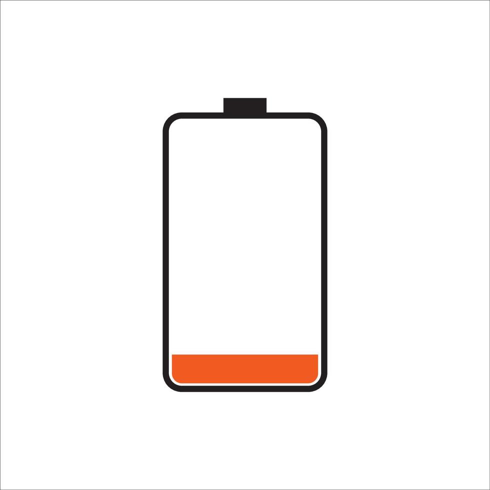 conception de vecteur de logo d'icône de batterie de téléphone portable
