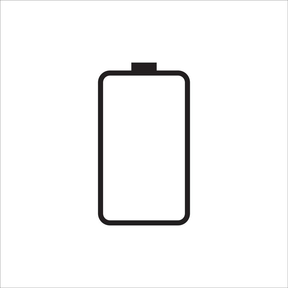 conception de vecteur de logo d'icône de batterie de téléphone portable