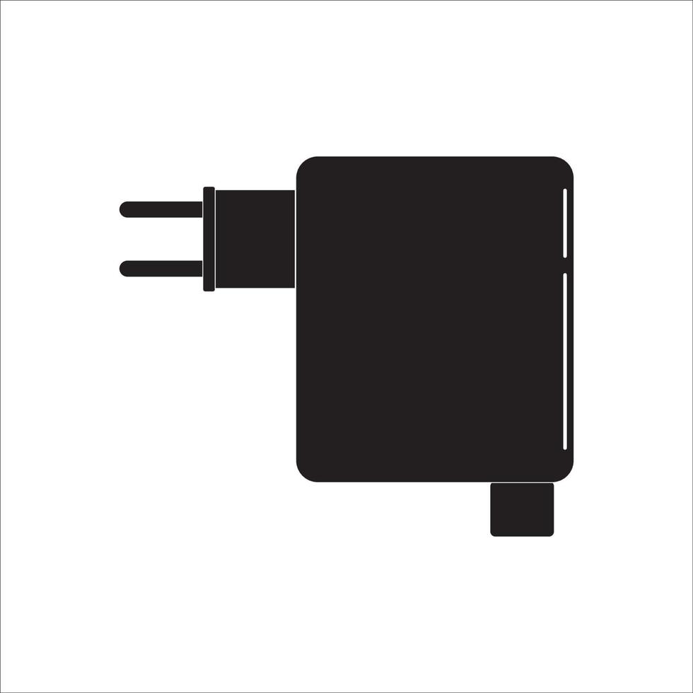 conception de vecteur de logo d'icône de téléphone de charge