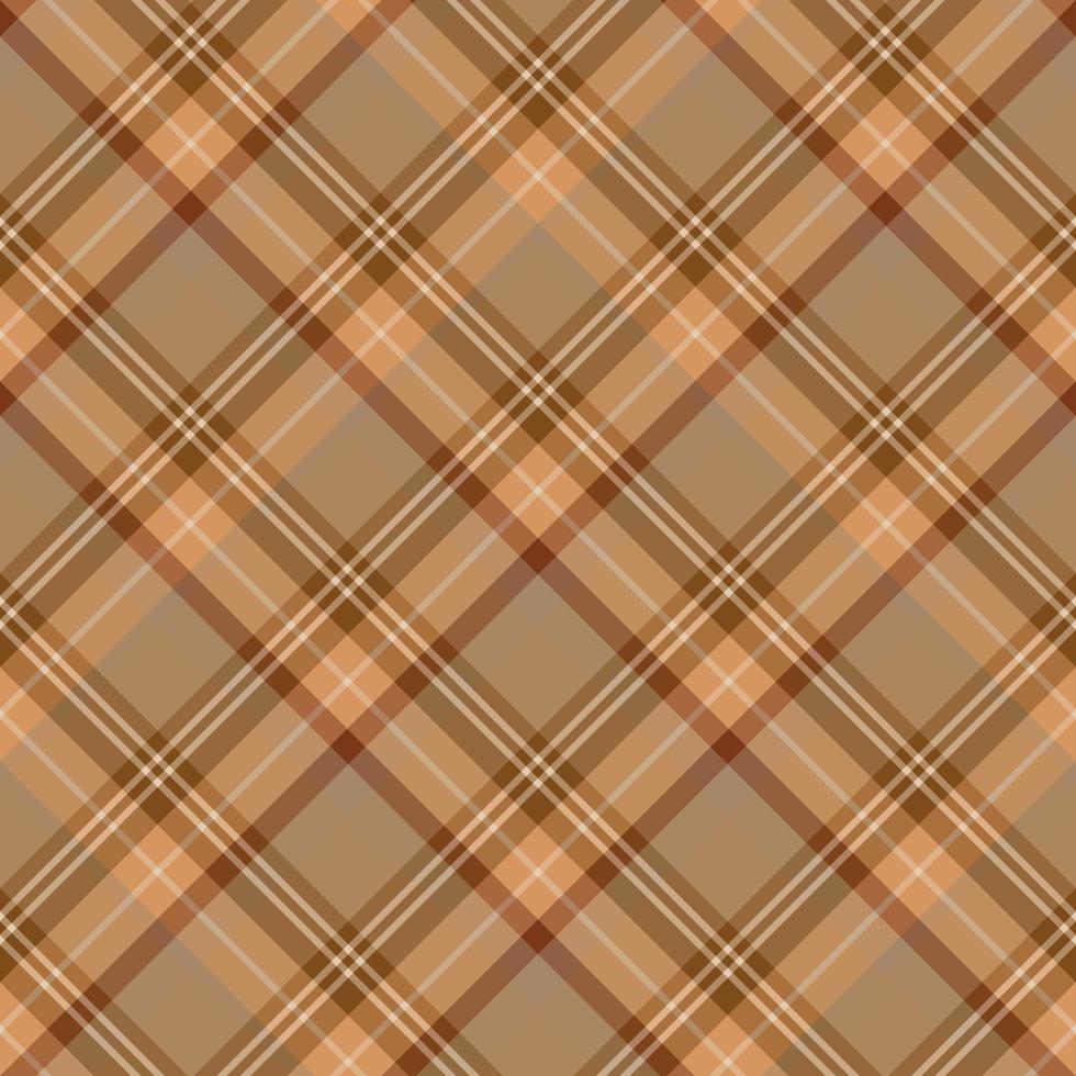 motif sans couture dans de superbes couleurs marron pour plaid, tissu, textile, vêtements, nappe et autres choses. image vectorielle. 2 vecteur