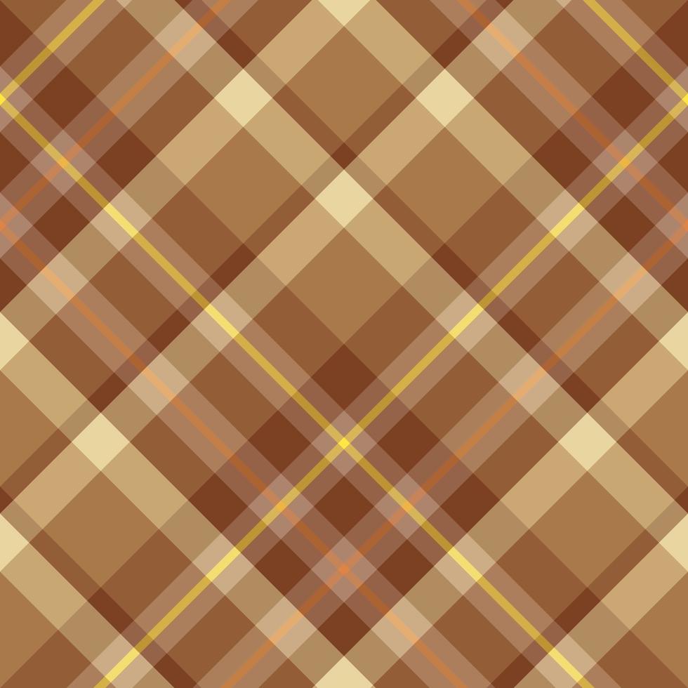 motif sans couture dans de superbes couleurs marron, jaune et orange pour le plaid, le tissu, le textile, les vêtements, la nappe et d'autres choses. image vectorielle. 2 vecteur