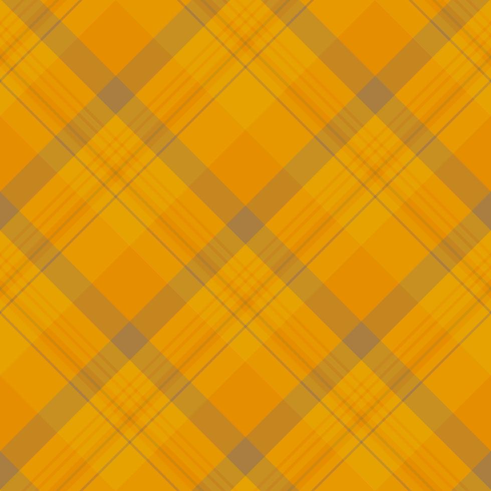 motif harmonieux dans de superbes couleurs festives jaunes et orange pour le plaid, le tissu, le textile, les vêtements, la nappe et d'autres choses. image vectorielle. 2 vecteur