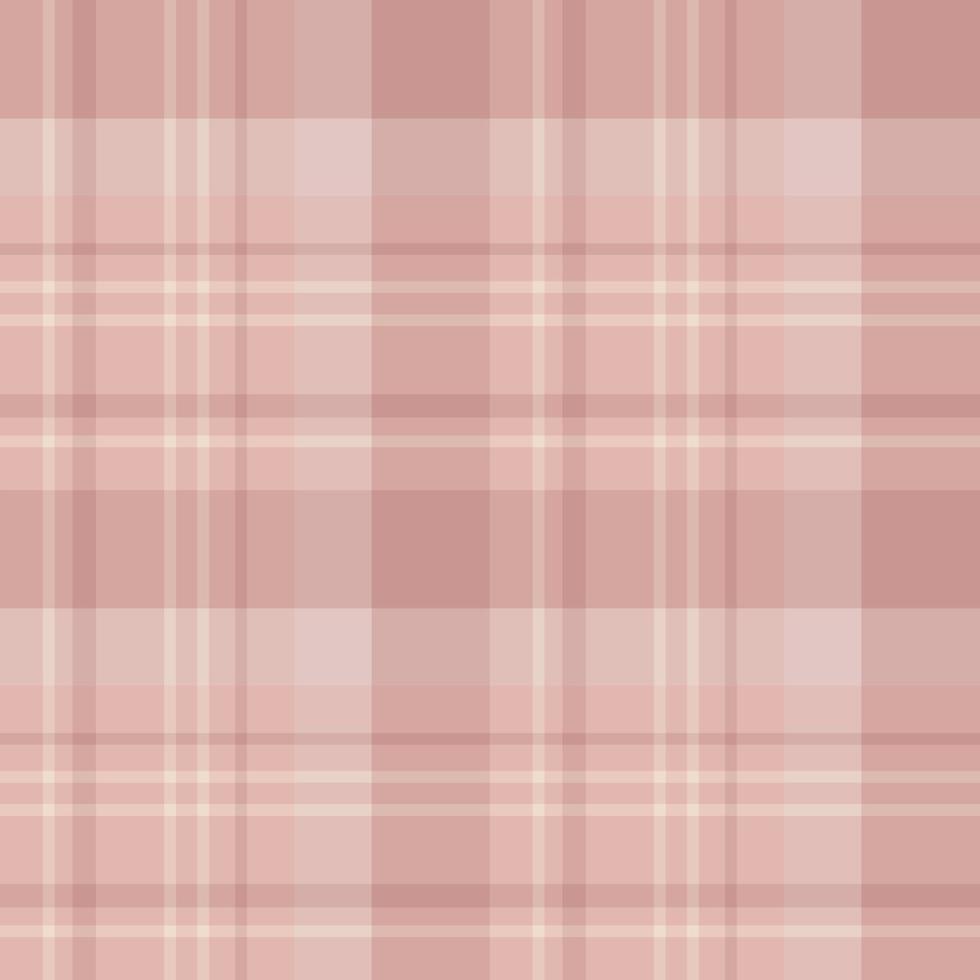 motif sans couture dans des couleurs roses et beiges discrètes intéressantes pour le plaid, le tissu, le textile, les vêtements, la nappe et d'autres choses. image vectorielle. vecteur