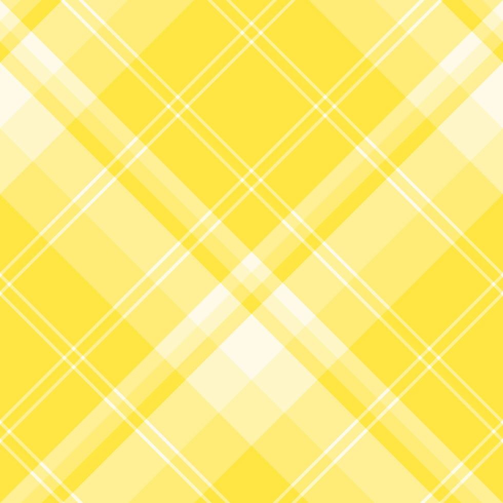 motif sans couture dans de superbes couleurs jaune vif pour le plaid, le tissu, le textile, les vêtements, la nappe et d'autres choses. image vectorielle. 2 vecteur