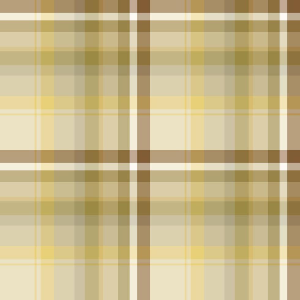 motif sans couture dans de superbes couleurs jaune marécage, marron et beige clair et foncé pour plaid, tissu, textile, vêtements, nappe et autres choses. image vectorielle. vecteur