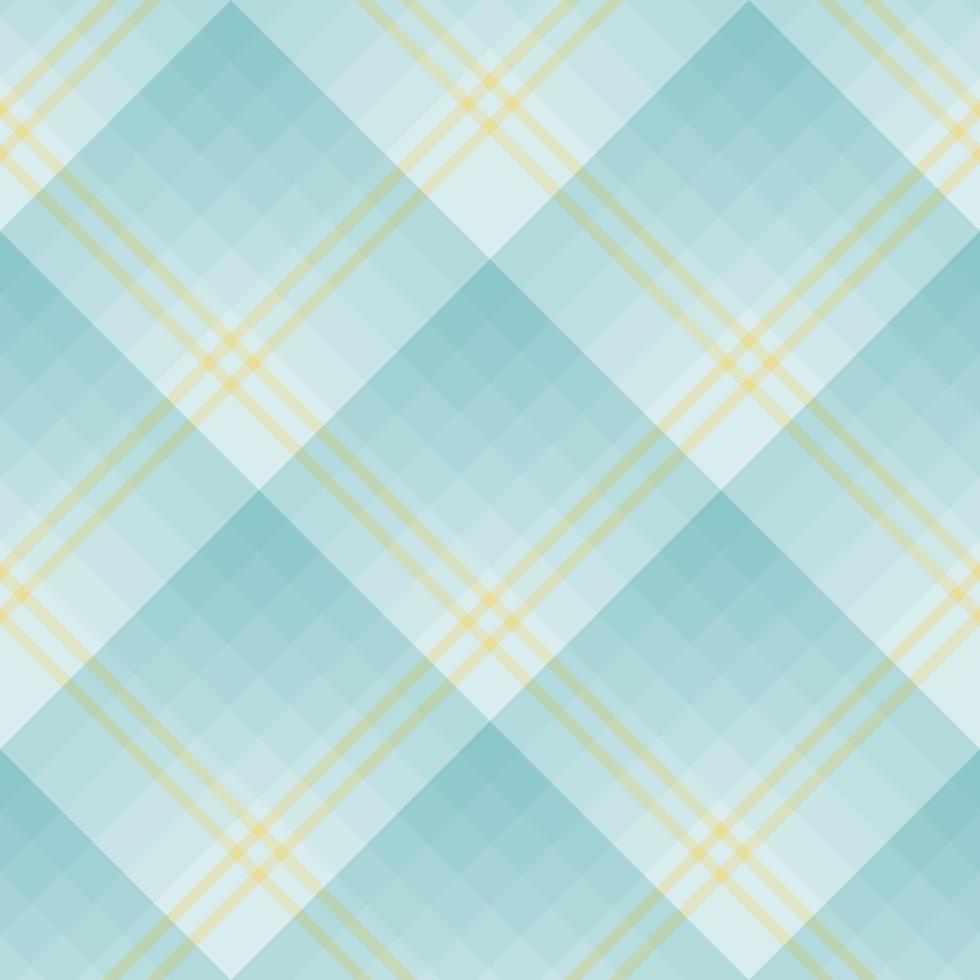 motif sans couture dans des couleurs bleu et jaune d'eau douce pour le plaid, le tissu, le textile, les vêtements, la nappe et d'autres choses. image vectorielle. 2 vecteur