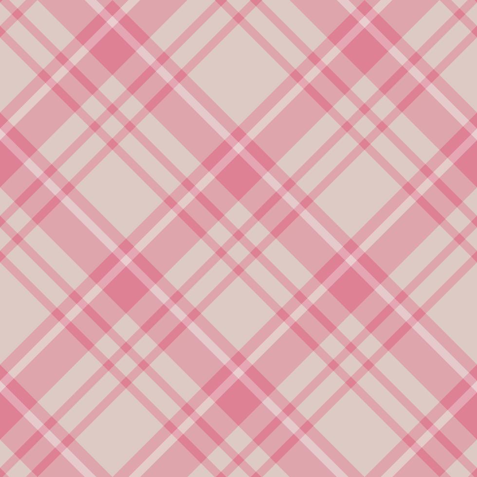 motif sans couture dans des couleurs rose clair douces pour plaid, tissu, textile, vêtements, nappe et autres choses. image vectorielle. 2 vecteur