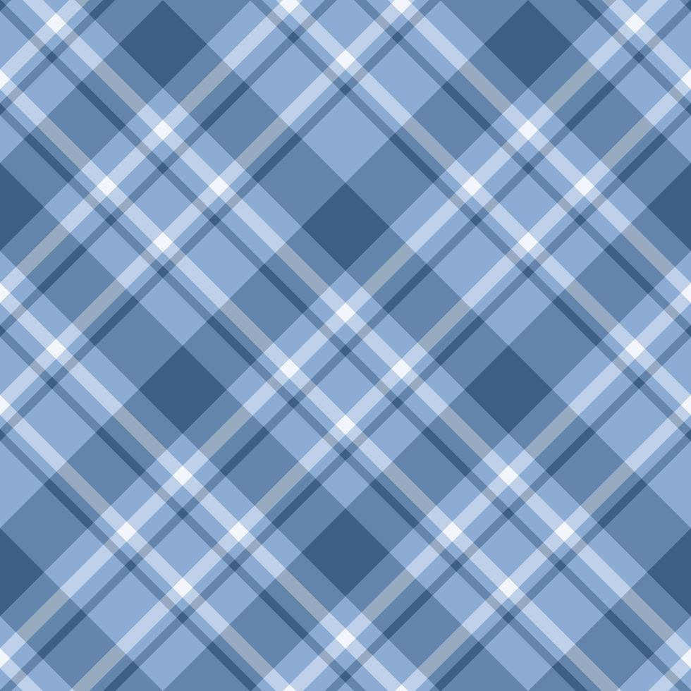 motif sans couture dans des couleurs intéressantes bleu clair et foncé et blanc pour le plaid, le tissu, le textile, les vêtements, la nappe et d'autres choses. image vectorielle. 2 vecteur