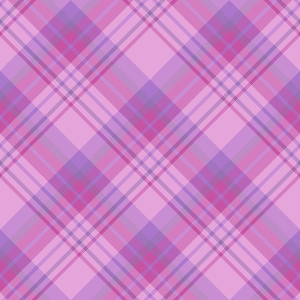 motif sans couture dans de belles couleurs roses, violettes et violettes pour plaid, tissu, textile, vêtements, nappe et autres choses. image vectorielle. 2 vecteur