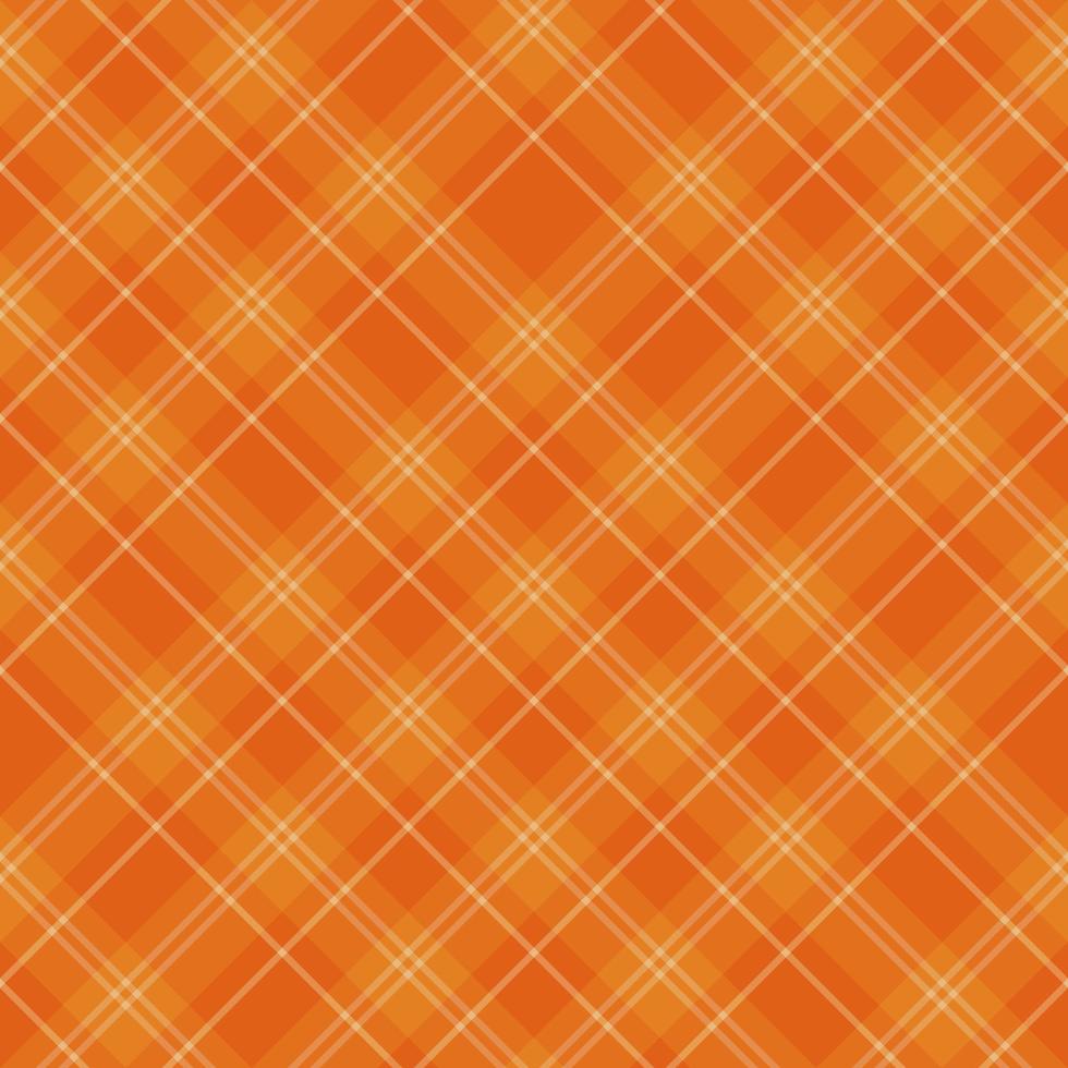 motif sans couture dans des couleurs orange fines pour plaid, tissu, textile, vêtements, nappe et autres choses. image vectorielle. 2 vecteur