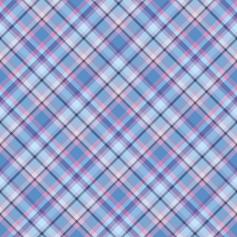 motif sans couture dans de merveilleuses couleurs violettes, roses et bleues pour le plaid, le tissu, le textile, les vêtements, la nappe et d'autres choses. image vectorielle. 2 vecteur