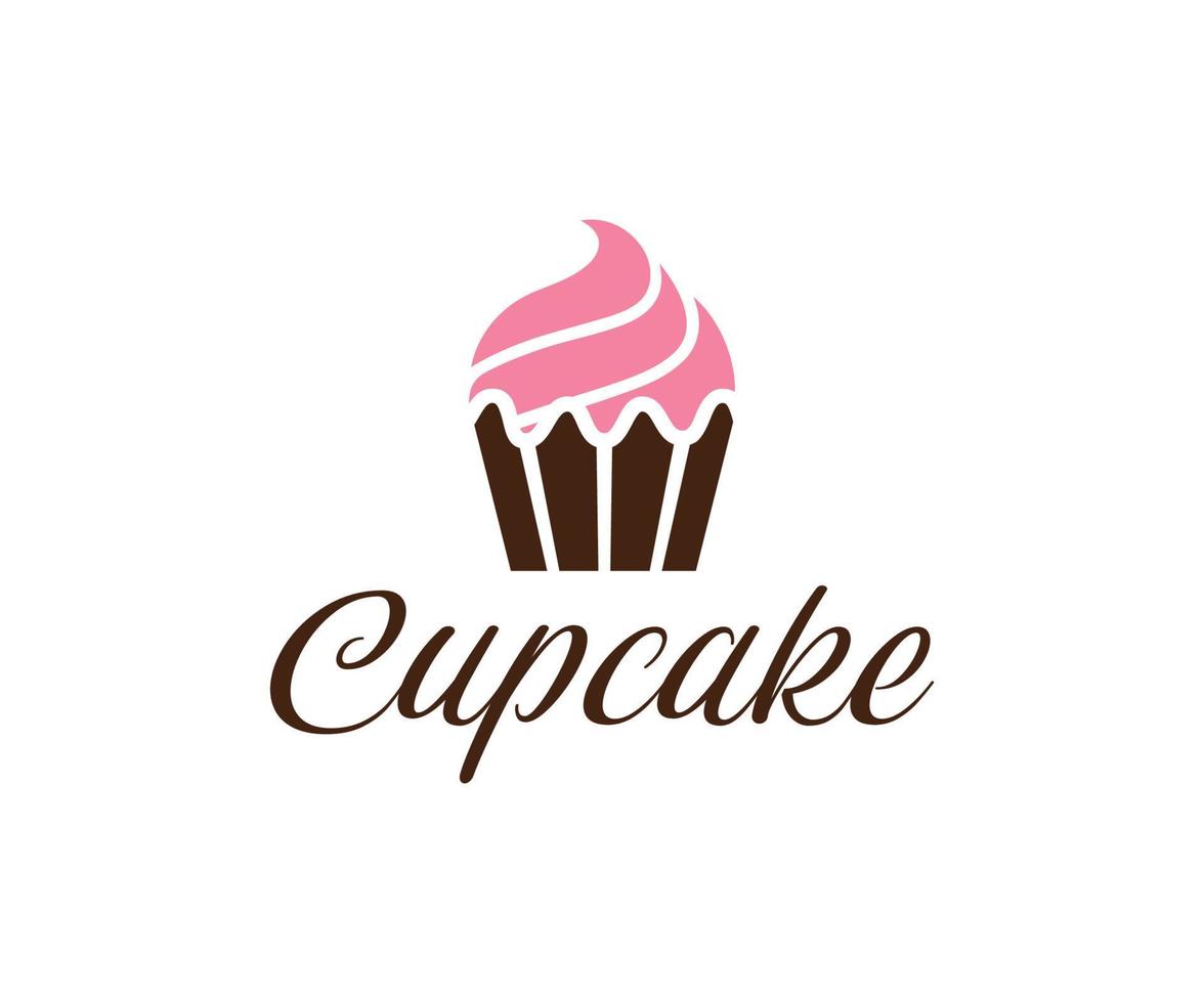 création de logo de boulangerie et dessert, signe, modèle, emblème, conception de vecteur plat