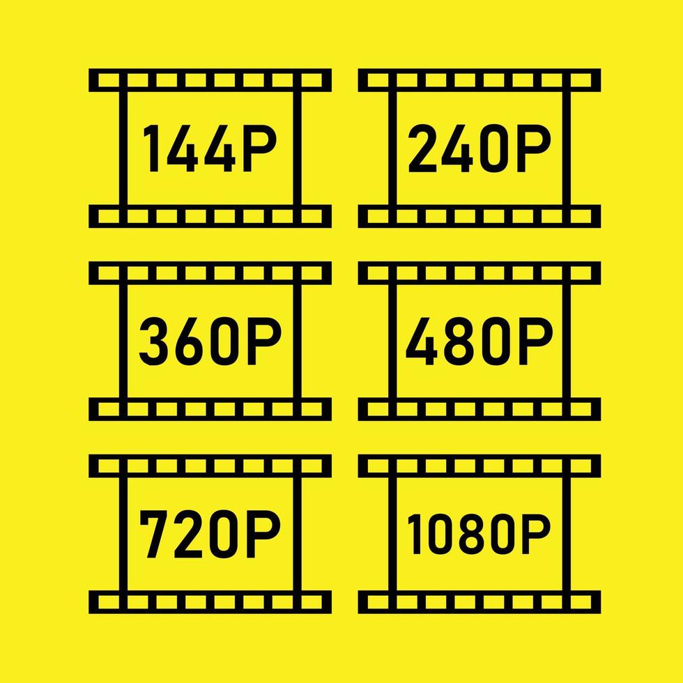 illustration vectorielle d'icône de bande de film vecteur