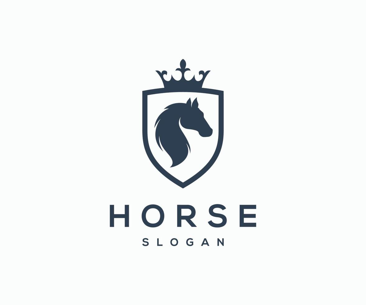 logo du cheval. modèle de logo de cheval créatif vecteur