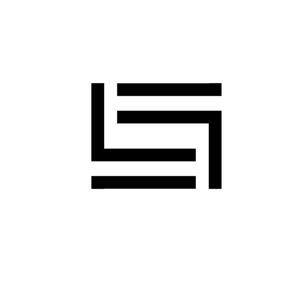 création de logo cercle monogramme lettre s. vecteur pro