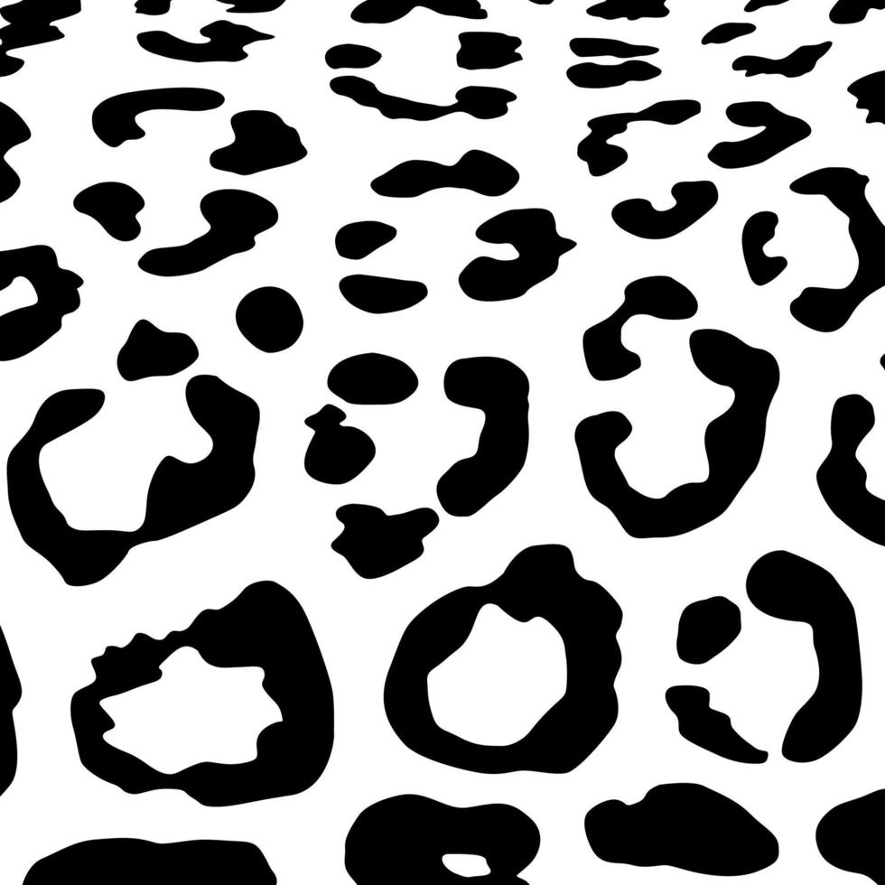 motif de motifs familiaux de guépard, léopard ou jaguar grand chat. série d'impression animale. illustration vectorielle vecteur