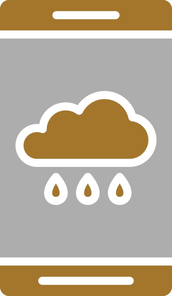 style d'icône de l'application météo vecteur