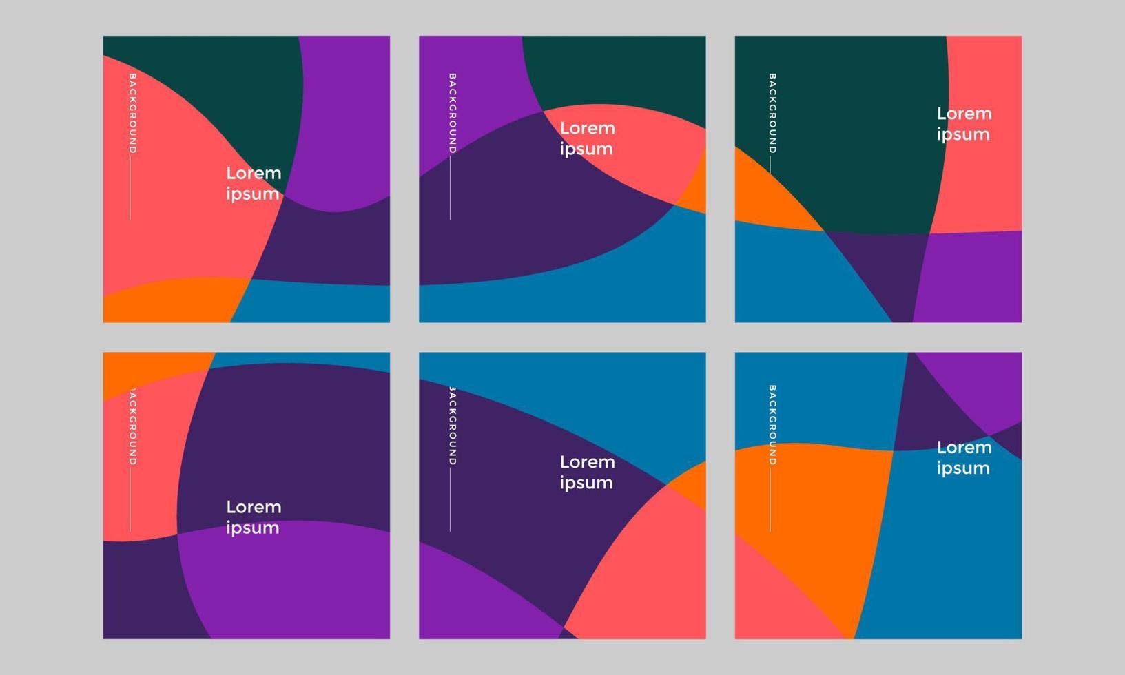 style coloré de modèle de conception d'arrière-plan de médias sociaux pour la promotion d'arrière-plan, bannière pour votre entreprise vecteur