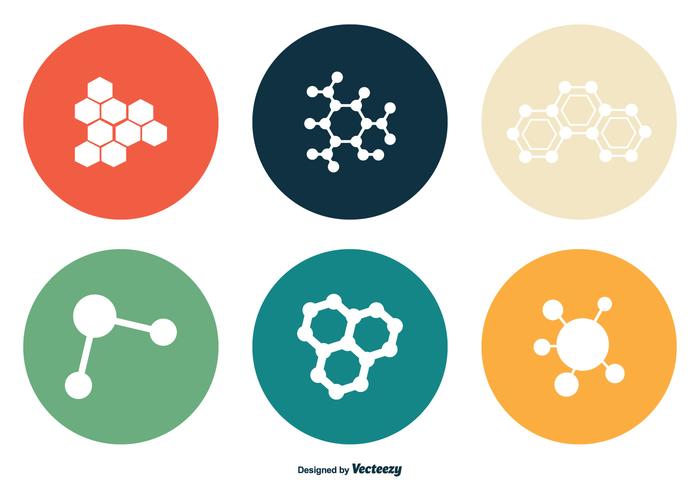 Ensemble d'icônes vectorielles de nanotechnologie vecteur