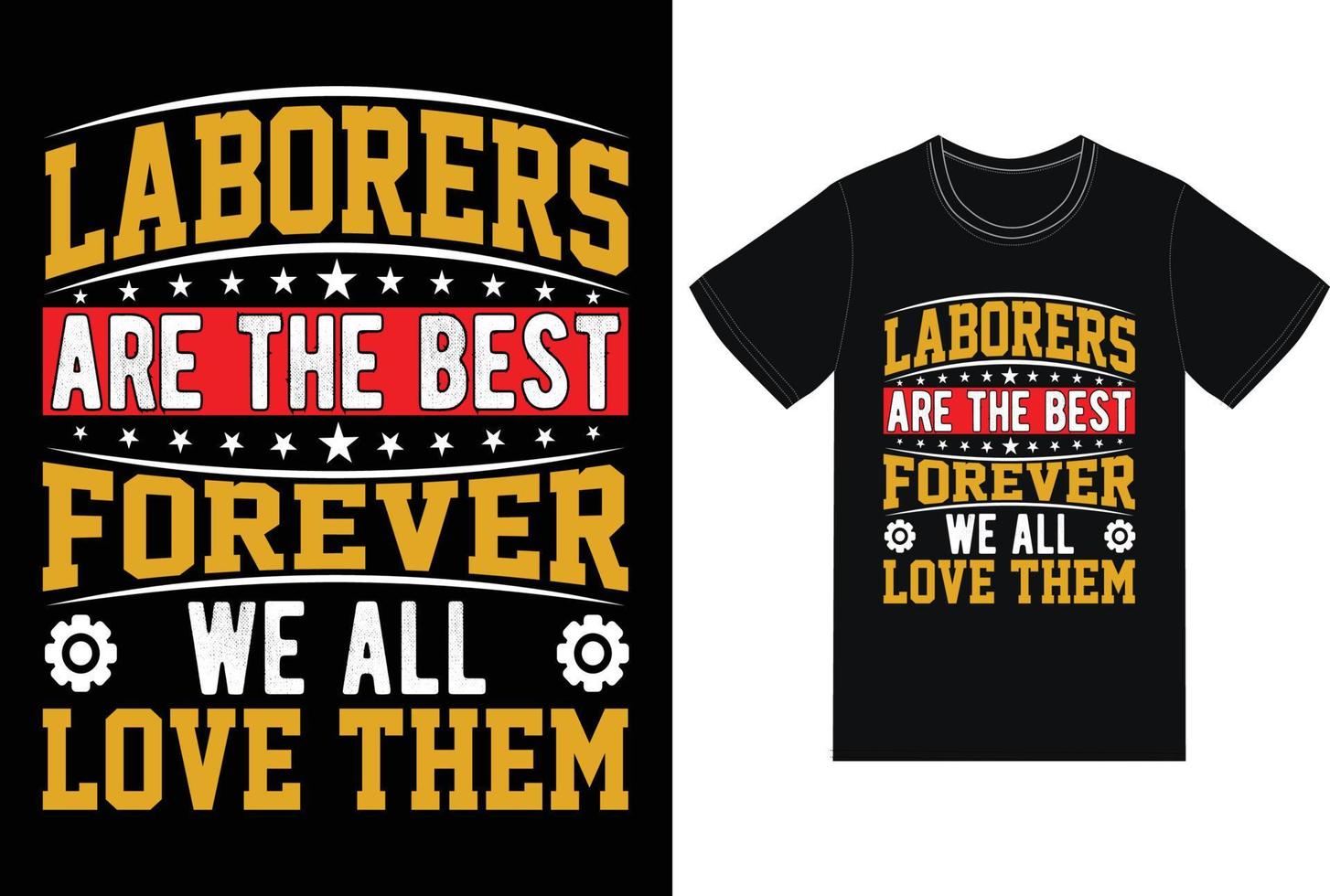 conception de t-shirt de typographie vectorielle de la fête du travail aux États-Unis pour tout le monde vecteur
