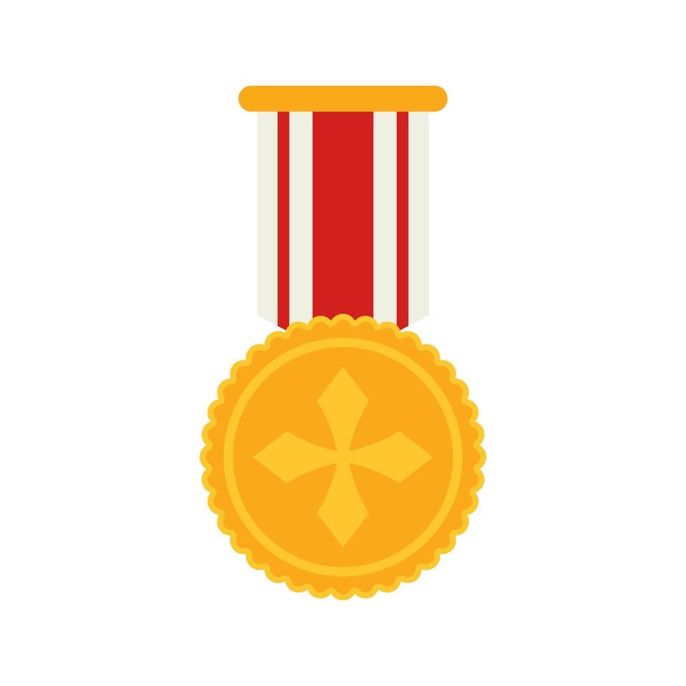 médaille isolé sur fond blanc vecteur