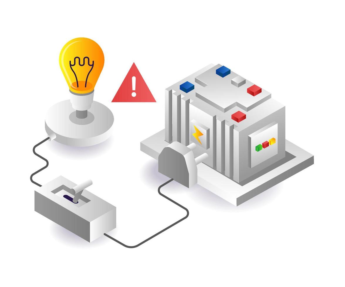 avertissement de tension dangereuse vecteur