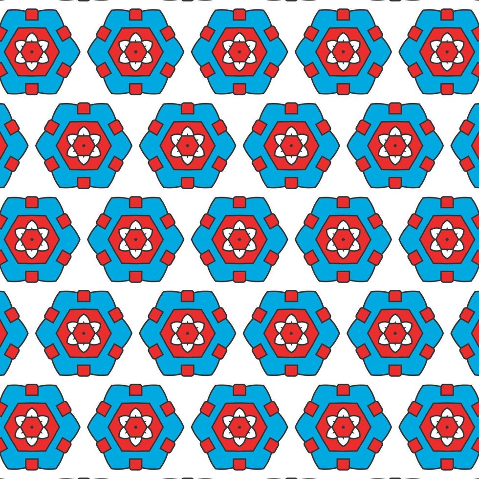 fond géométrique abstrait. motif sans couture.ornement de carreaux traditionnels. illustration vectorielle. vecteur