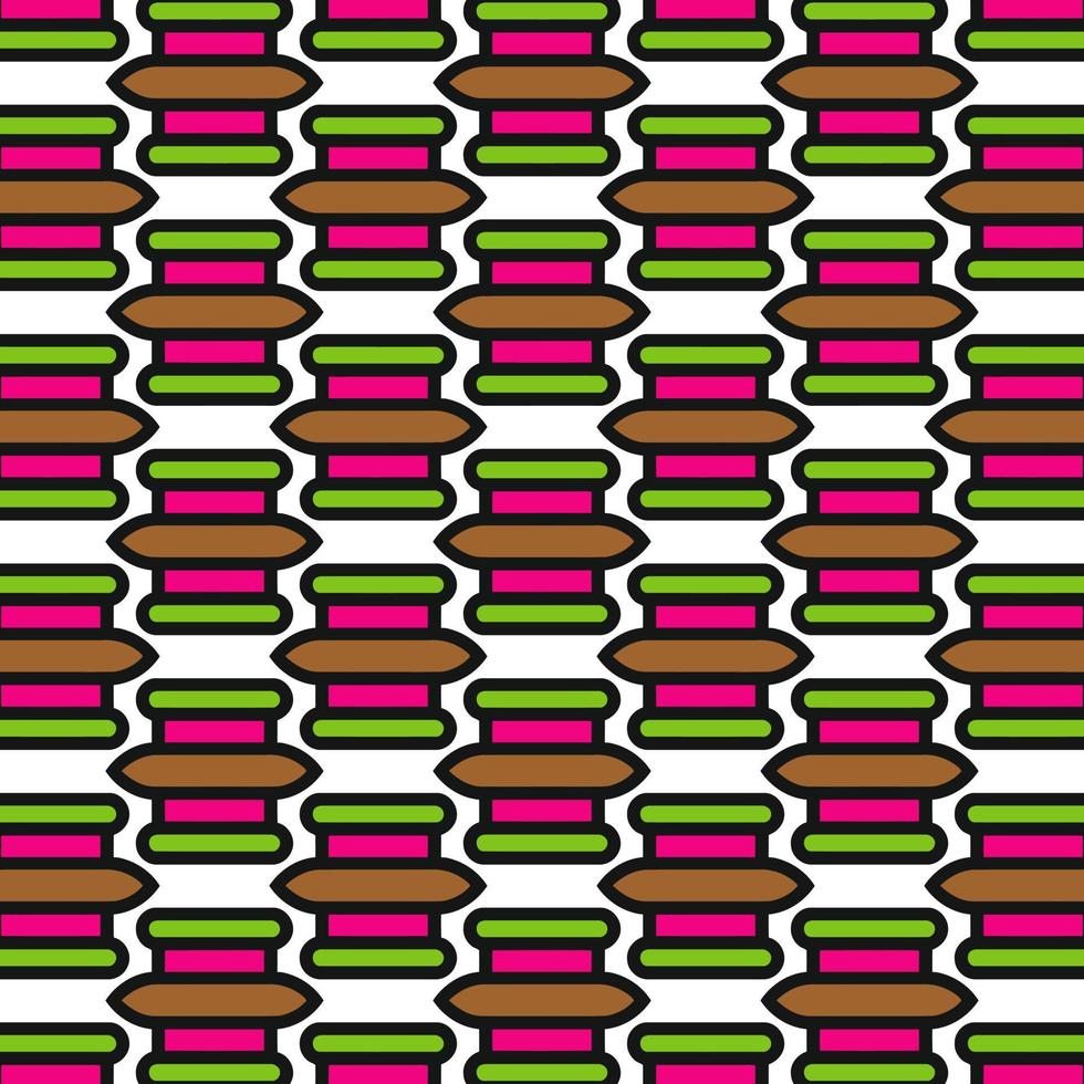 motif géométrique moderne. conception répétée. conception pour papier numérique, tissu, décoration, etc. motif abstrait. illustration vectorielle. vecteur