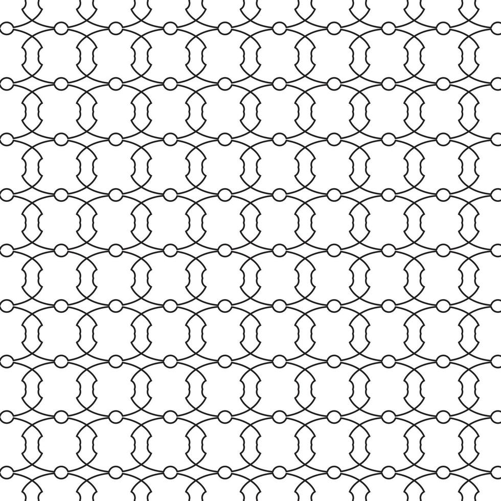 motif géométrique répété. motif blanc noir abstrait. texture blanche noire sur fond blanc. vecteur