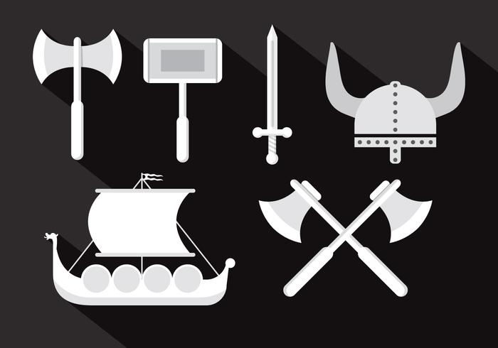 Viking illustrations vectorielles vecteur