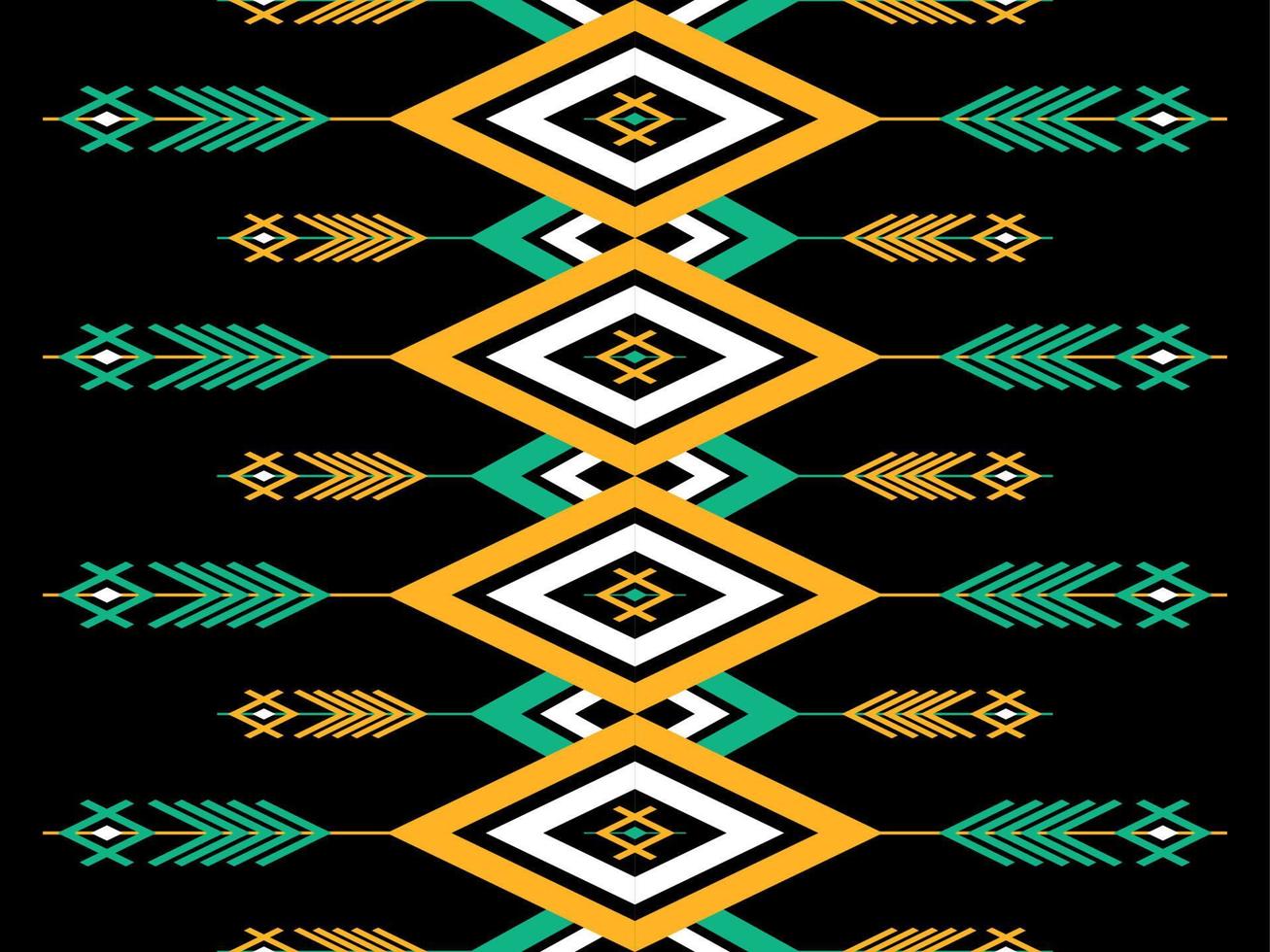 motif géométrique sans couture ethnique en tribal. style américain, mexicain. conception pour le fond, papier peint, illustration vectorielle, tissu, vêtements, tapis, textile, batik, broderie. vecteur