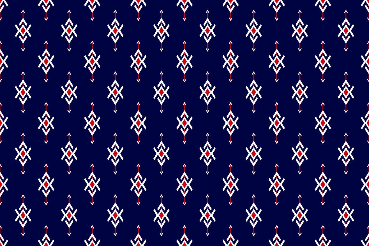 motif géométrique sans couture ethnique traditionnel. conception pour le fond, papier peint, illustration vectorielle, tissu, vêtements, tapis, textile, batik, broderie. vecteur