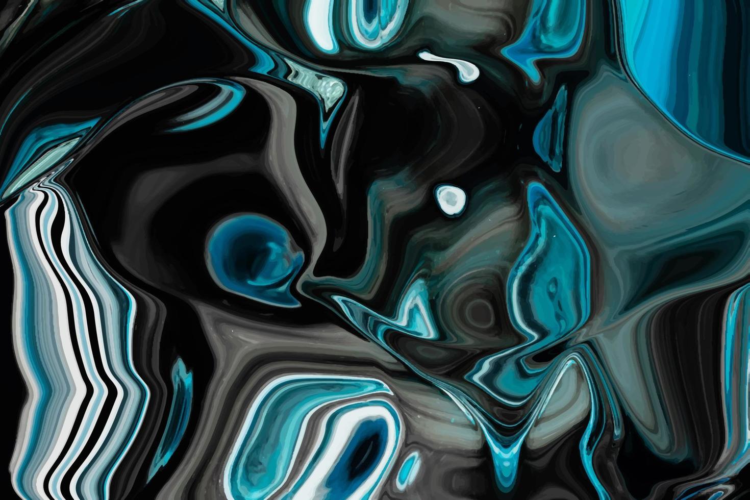 conception abstraite de fond liquide métallique fluide en marbre coloré. vecteur