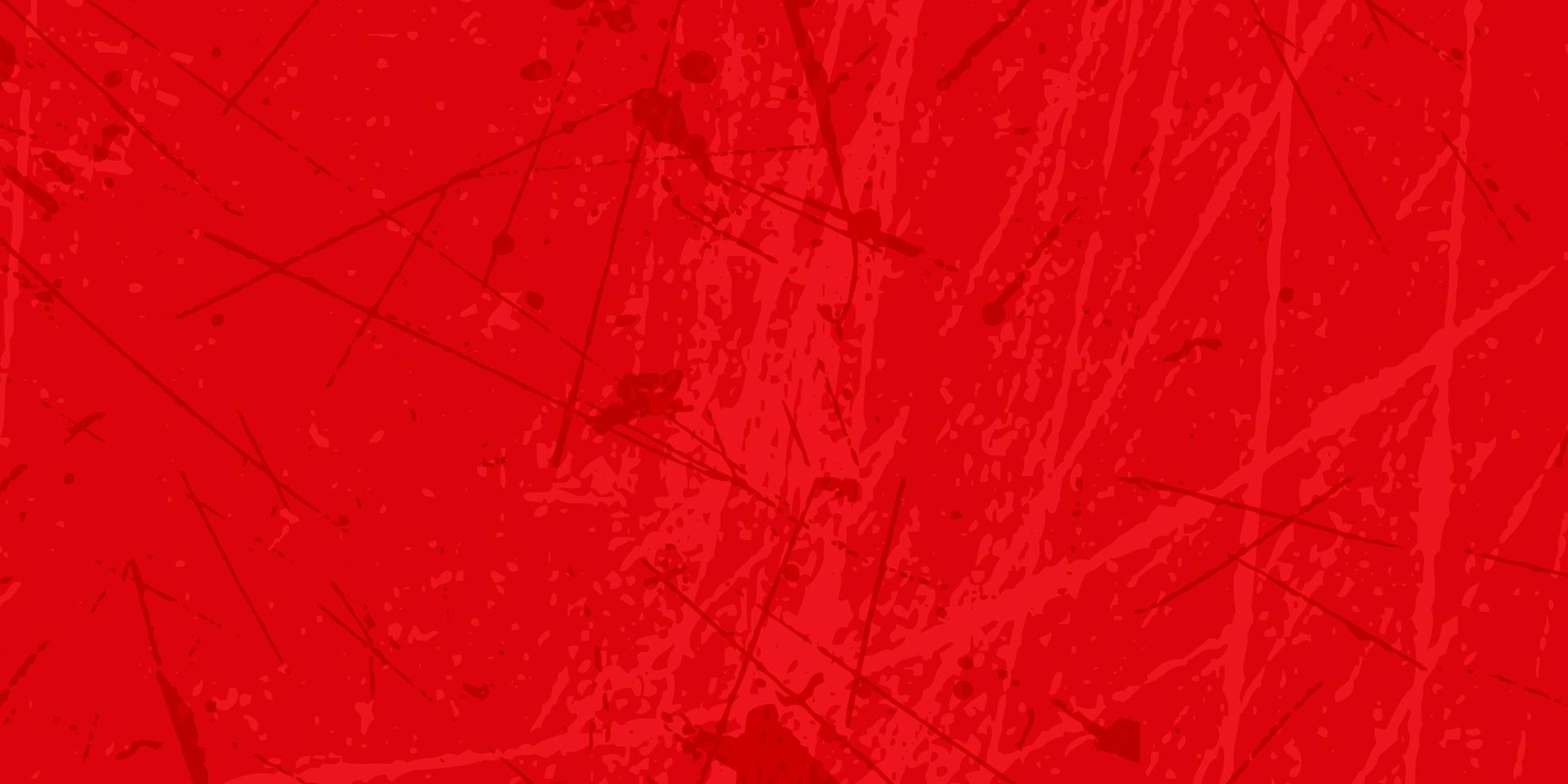 bannière de texture grunge rouge vecteur