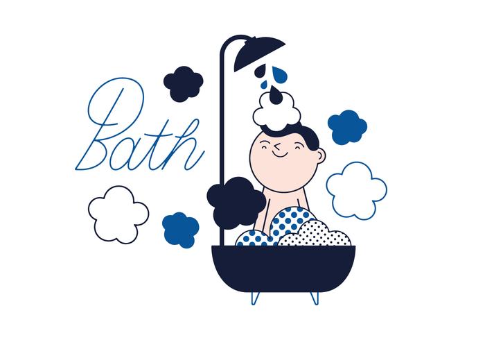 Vecteur de bain gratuit