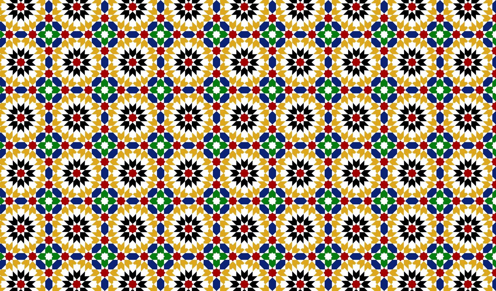 modèle sans couture floral géométrique arabe vecteur