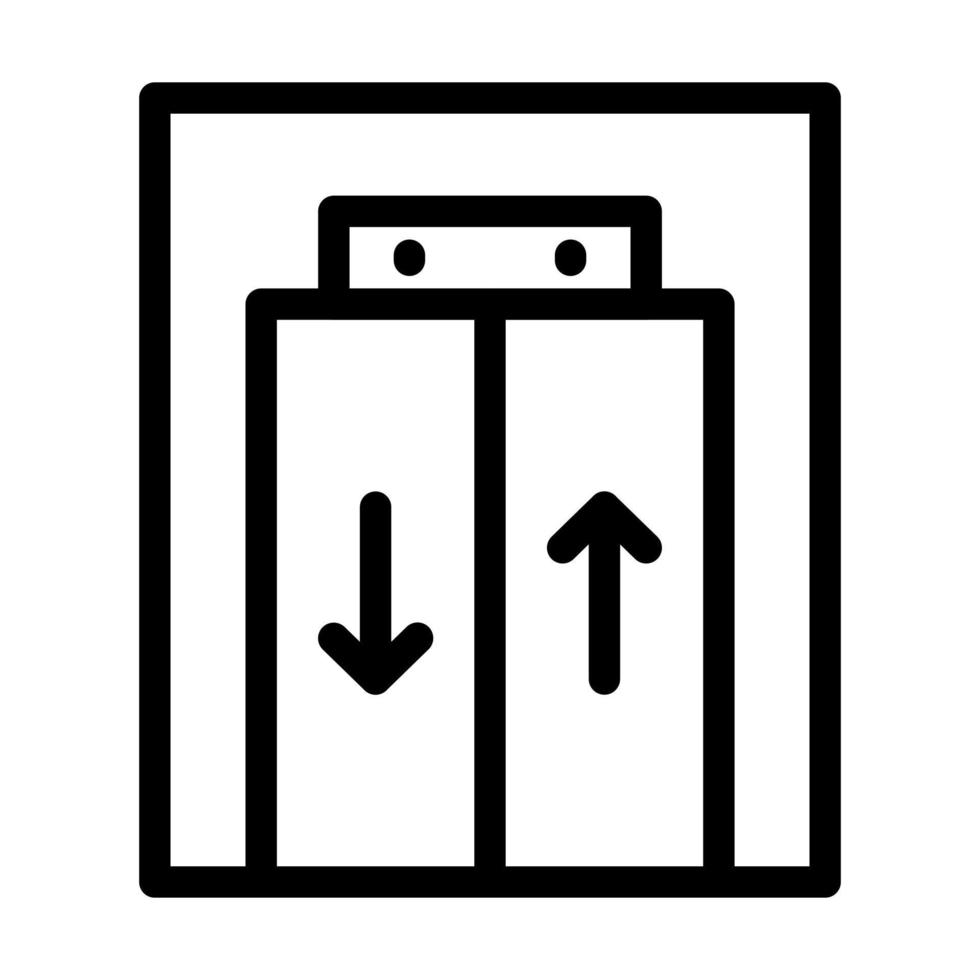 conception d'icône d'ascenseur vecteur