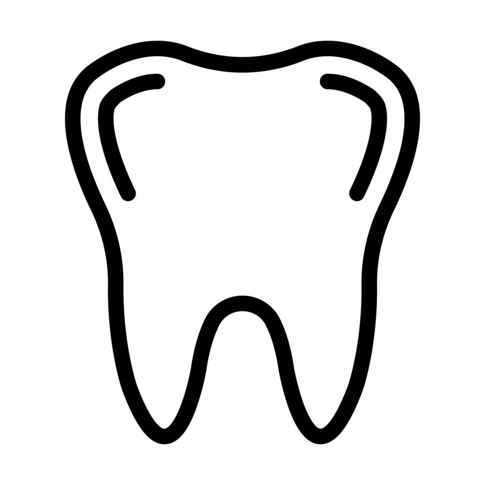 conception d'icône de dent vecteur
