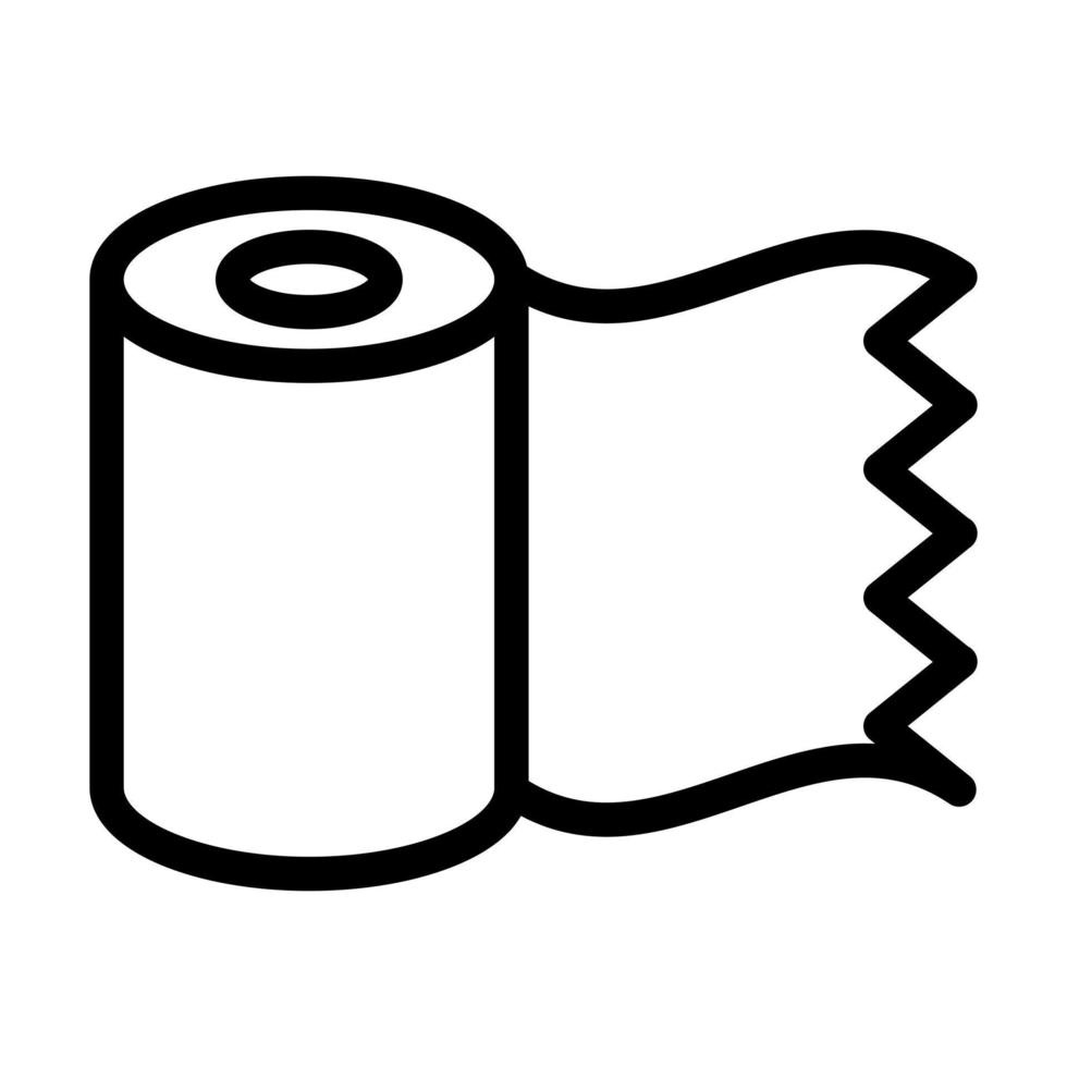 conception d'icône de rouleau de bandage vecteur