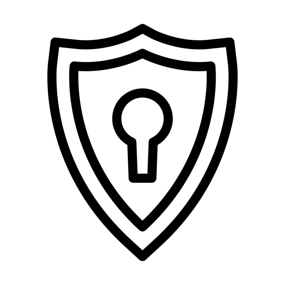 conception d'icône de protection vecteur