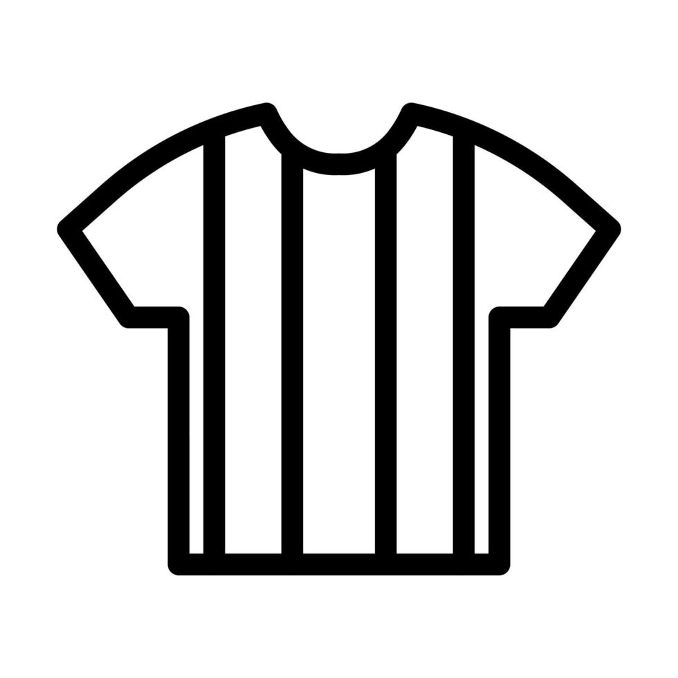 conception d'icône de chemise d'arbitre vecteur