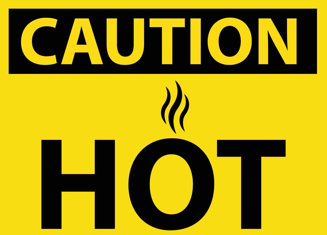 attention icône de surface d'avertissement chaude sur fond blanc. signe de danger chaud. symbole du coeur. style plat. vecteur