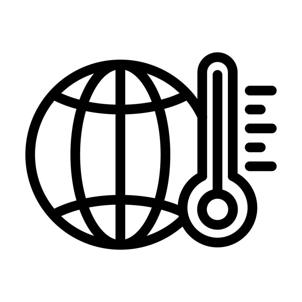 conception d'icône de changement climatique vecteur