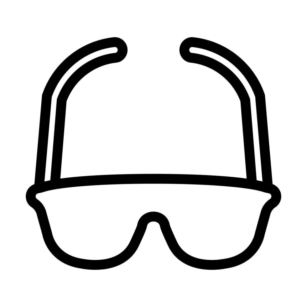 conception d'icône de lunettes de soleil vecteur
