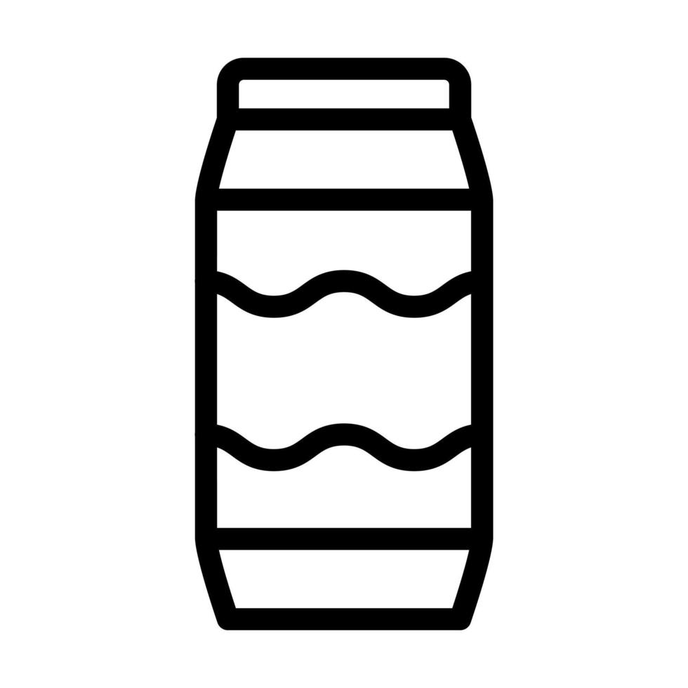 conception d'icône de canette de soda vecteur