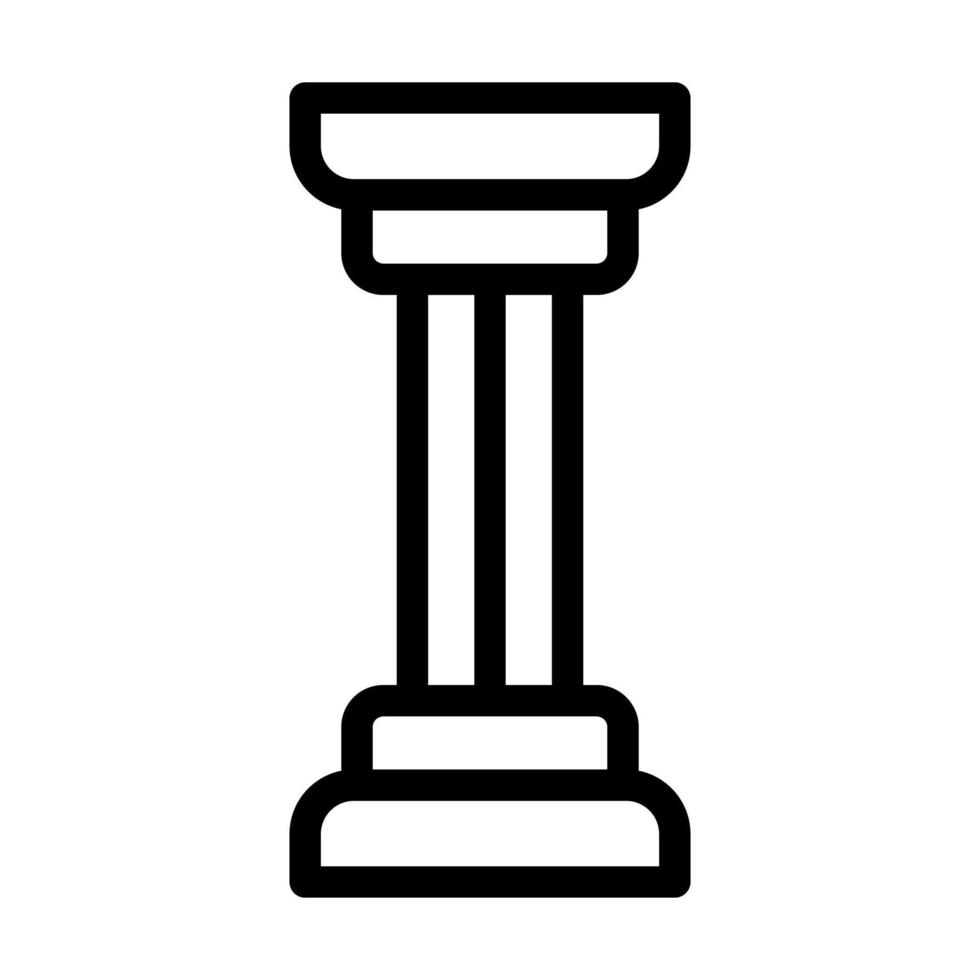 conception d'icône de pilier vecteur