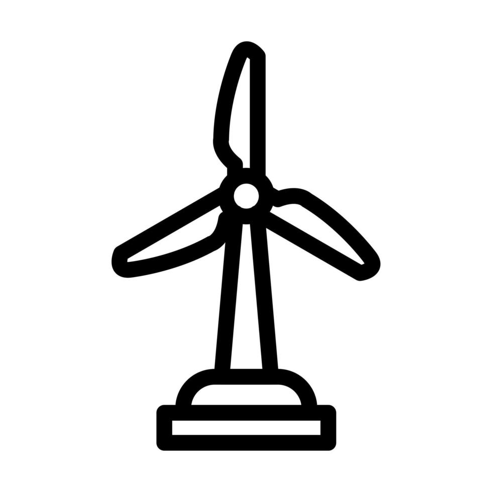 conception d'icône d'éolienne vecteur