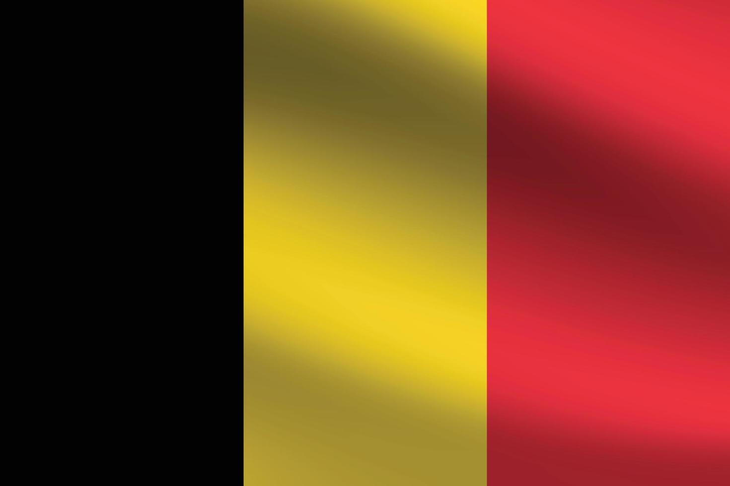 drapeau belge de soie vecteur