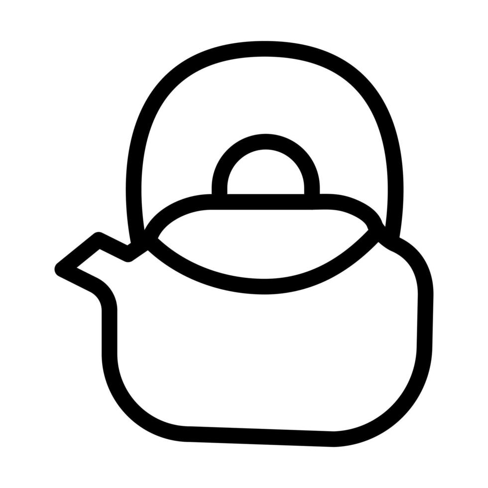 conception d'icône de bouilloire vecteur
