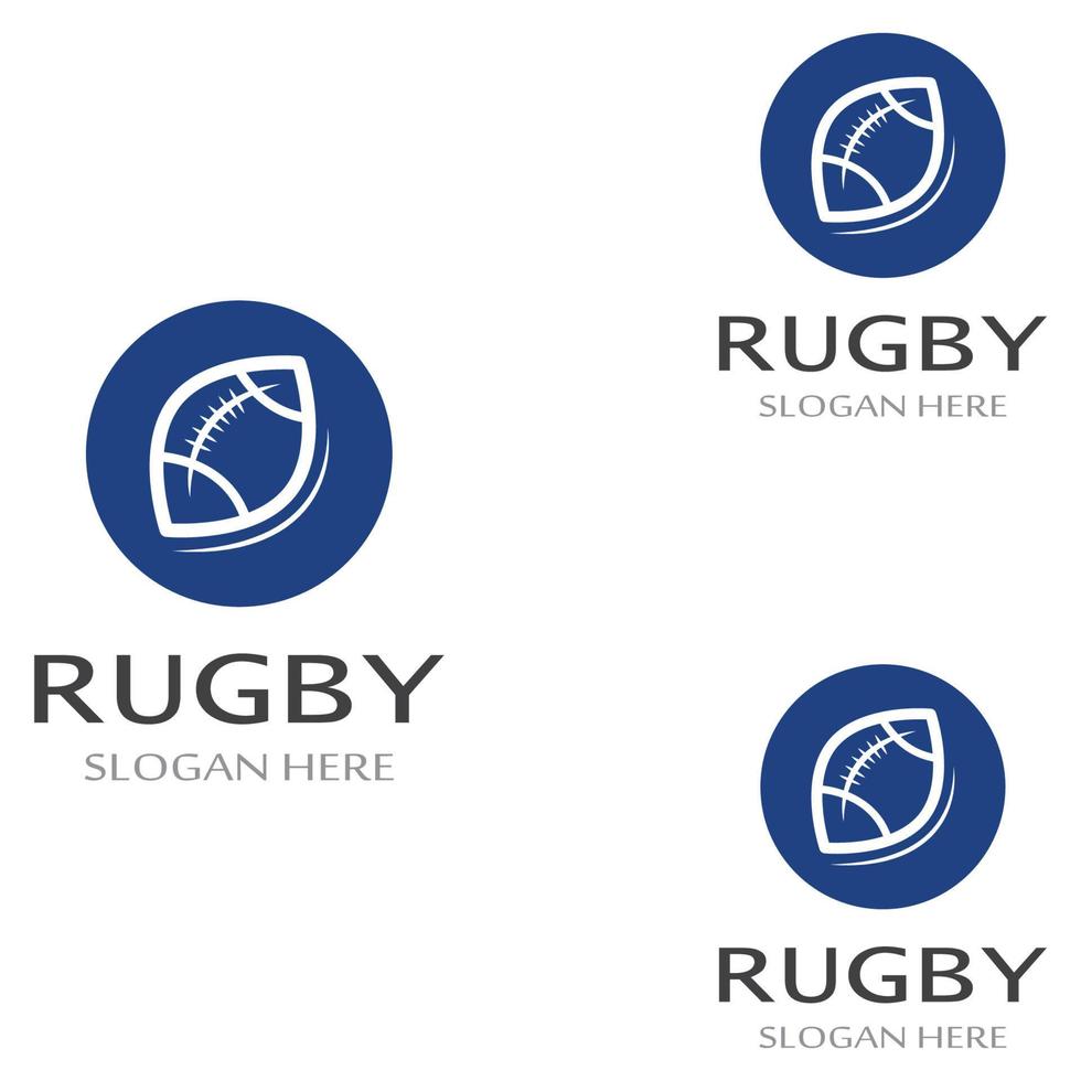 ballon de rugby, football américain, icône, vecteur, logo, modèle vecteur